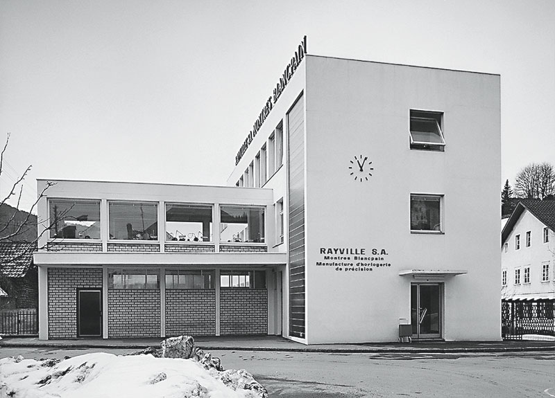 Rayville-Blancpain-building in Villeret 1963
