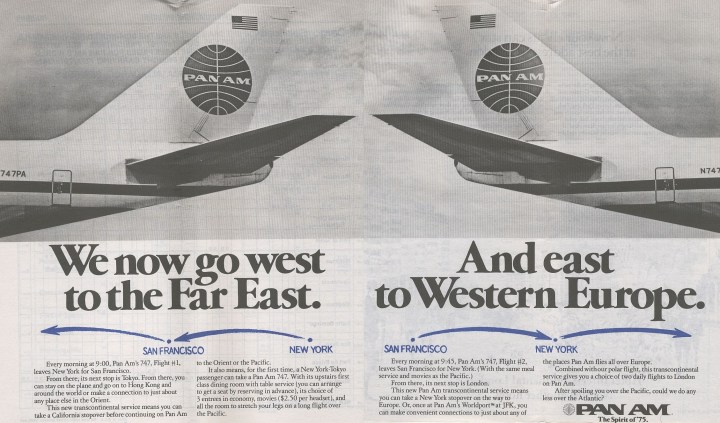 PANAM AD EAST - WEST